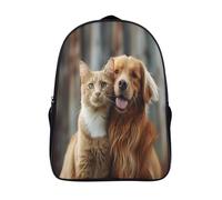 kaiyun Autoino Canes, Gattos Zainetti Per Bambini,Elementare Adolescenti Autoteella Scuola Casual Animalei Zaini Ragazzi Ragazze Backpack 16 inch