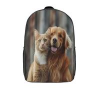 kaiyun Autoino Canes, Gattos Zaini Junior Per Bambini Animalei Zainetto,ragazze,ragazzo,bambino,3D Big Bag Scuola,zaino Da Viaggio 17inch