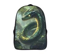 kaiyun Autoino Little Serpente Drago Borsa Da Scuola Ragazzi Zaini Ragazze Elementare Fauna selvatica Zainetto Bambino Gita Zaino Leggero 16 inch