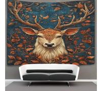 kaiyun Beautiful Cervo Arazzi Estetica - Arazzo Da Parete Indie Decorazione Della Stanza Animale straordinarioe Appeso A Parete, Arte Da Parete 130cmx150cm