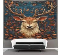 kaiyun Beautiful Cervo Arazzo Appendere Alla Parete,Animale straordinarioe Arte Murale Estetico Per La Decorazione Della Casa,per Soggiorno,camera Da Letto,70cmx100cm