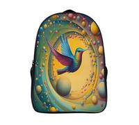 kaiyun Beautiful Volare UcVioloncello Per La Scuola E Da Viaggio Per Bambini Zaino,Sacchetti Di Scuola Con Stampa 3D Vortice sferico Motivo 16 inch