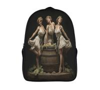 kaiyun Bella cameriera francese Sacchetti Di Scuola,Borsa Da Scuola Asilo,Crushing Uva Ragazzi Per La Scuola Per Ragazze,Zaino Da Viaggio Alla Moda 16 inch