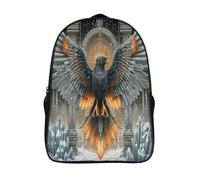 kaiyun Black Fenice Sacchetti Di Scuola,Borsa Da Scuola Asilo,Ali Giganti Ragazzi Per La Scuola Per Ragazze,Zaino Da Viaggio Alla Moda 16 inch