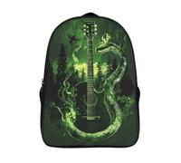 kaiyun Bosque verde Zaini Junior Per Bambini Serpiente Guitarra Zainetto,ragazze,ragazzo,bambino,3D Big Bag Scuola,zaino Da Viaggio 16 inch