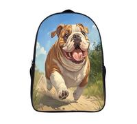 kaiyun Cane Zaini Junior Per Bambini Correre in The Campo Zainetto,ragazze,ragazzo,bambino,3D Big Bag Scuola,zaino Da Viaggio 16 inch