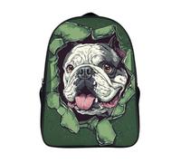 kaiyun Cane Zaino Bambini,Guardare fuori da un buco Borsa Da Scuola Ragazzi E Ragazze Zaini Con Tasche Laterali Per Adolescenti 16 inch