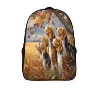 kaiyun Canes Gathered Under A Tree, Wheat Field Zaino Scuola Elementare Zaini Per Ragazze Ragazzi Adolescenti Cartella Scuola Casual Borse Backpack 16 inch