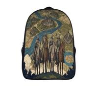 kaiyun Cavaliere in stile castello medievale Zainetto Per Scuola Sport E Viaggi Adolescenti Borsa Da Scuola LUovoero Sacchetti 16 inch