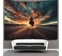 kaiyun Cavalieri a cavallo Tapestry Wall Hanging -Belle strade Bedspread,Blanket Throw Tapestries for Living Room,Home Decor 180cmx230cm