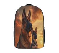 kaiyun Chien Borsa Da Scuola Ragazzi Zaini Scuola Ragazze Scuola Elementare Fond De Ciel Coucher De Soleil Zainetto Bambino Gita Zaino Leggero 17inch