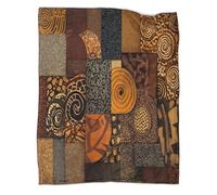 kaiyun Collage di motivi africani Coperta Da Campeggio Esterna Stampata Calda,morbida E Traspirante Copriletto Per Camera Da Letto Quattro Stagioni 60x80inch(150x200cm)