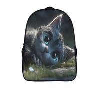 kaiyun Cute Gatto Lying on The Grass Sacchetti Di Scuola Elementare Ragazzi Bambina Zaino Asilo Bambino Zaini Scuola Bambini Zainetto 16 inch