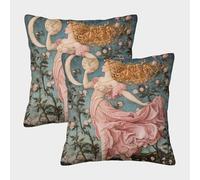 kaiyun Dea e luna Fodera Per Cuscino Quadrata A Tema 3D Rosa Tone Con Stampa Digitale 40x40cm 2 Pacchi Adatta Per La Decorazione Del Letto Di Casa All'aperto Modello