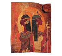 kaiyun Dea egizia Coperta 3D Lenzuola in Flanella Con Stampa Digitale Trapunta Da Divano Per Ragazzi E Ragazze 40x50inch(100x130cm)