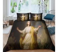 kaiyun Dea nella Valle-Stile rinascimentale Set Copripiumino E Federe 3D Stampata in Microfibra, Adolescenti, Bambino Biancheria Da Letto Double（200x200cm）