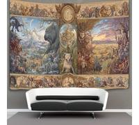 kaiyun Destino Arazzo Da Parete,Tapestry Wall 3D Stampa Ordine cronologico Razza animale,Utilizzato in Camera Da Letto,Soggiorno,Copriletto,Decorazione Murale 70cmx100cm