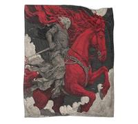 kaiyun Dio del Sangue e dell'Ira Coperta Morbidi E Caldi Lenzuola in Flanella Stampata Per Letti E Divani 50x60inch(127x152cm)