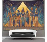 kaiyun Dio egizio in piedi accanto alla piramide Arazzo Da Parete Arazzi Da Appendere Alla Parete Camera Da Letto Decorazioni Per La Casa 150cmx200cm