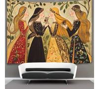 kaiyun Dipinto manoscritto medievale- Arazzo Da Parete Con Donna aristocratica moderna,decorazione Da Parete Per Appartamento,casa,soggiorno,dormitorio 130cmx150cm