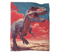 kaiyun Disegno a Guazzo di un Dinosauro Manta Suave Y Cómoda Impresa En 3D Colcha Patchwork Adolescente Y Adultos Estampada Adecuada Para Cama Y Sofá 70x80inch(180x200cm)