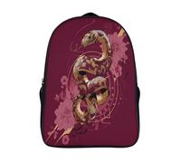 kaiyun Disegno di un pitone in stile giapponese Zaino Scuola Per Bambini,Borsa Scuola Ragazzi Ragazza,Zainetto Zaini Sacca Da Bambina Per Viaggi,Sport 16 inch