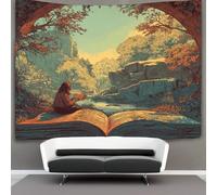 kaiyun Donne a forma di libro aperto Tapestry Wall Hanging - Bedspread,Blanket Throw Tapestries for Living Room,Home Decor 150cmx200cm