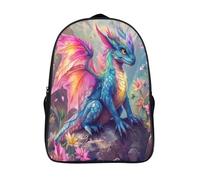 kaiyun Drago Sacchetti Di Scuola Pelliccia Color Arcobaleno Elementare Ragazzi Bambina Zaino Asilo Bambino Zaini Scuola Bambini Zainetto 16 inch