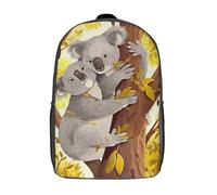 kaiyun Due Koala su un albero Borsa Da Scuola Animale Stampato in 3D Zainetto Sacchetti Di Scuola Bambino Zaino Per Ragazzi Ragazze Zaini 17inch