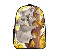 kaiyun Due Koala su un Albero Sacchetti Di Scuola Animale Elementare Ragazzi Bambina Zaino Asilo Bambino Zaini Scuola Bambini Zainetto 16 inch