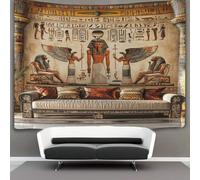 kaiyun Egitto Arazzo Sfondo affresco Arazzi Biancheria Da Letto Copriletto Dormitorio Camera Da Letto Decorazione Da Parete 180cmx230cm