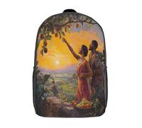 kaiyun Eva, Adamo e il Giardino dell'Eden Zaino Bambina Scuola Elementare Zainetto Asilo Bambino Zaini Scuole Media Zainetti Ragazzi Ragazza 17inch