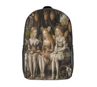 kaiyun Farfalla Ragazza Zaino Bambina Scuola Goats Carriages Aper Hanging on Trees Elementare Zainetto Asilo Bambino Zaini Scuole Media Zainetti Bambini Ragazzi Ragazza 17inch