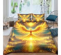 kaiyun Fenice Morbido Set Di Biancheria Da Letto Set 3D Motivo Stampata Copripiumino E La Federa Del Cuscino, Per Ragazzo,ragazza King（220x240cm）