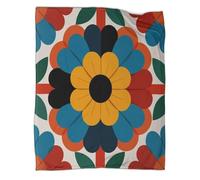 kaiyun Flores De Estilo Simples Manta, Ropa Cama Suave Y Liviana Para Todas Las Estaciones Perfecta Para Picnics,viajes,decoración Del Hogar 40x50inch(100x130cm)