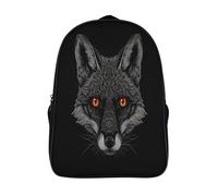 kaiyun Fox Zaino Bambini Fauna selvatica Grande Capacità Zainetto Borsa Da Scuola Per Unisex Adolescenti Alunno Casual Scuola Borsa 16 inch