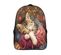 kaiyun Gattino Zaino Scuola Per Bambini,Borsa Scuola Ragazzi Ragazza,Zainetto Espressione di coccole Zaini Sacca Da Bambina Per Viaggi,Sport 16 inch