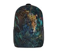 kaiyun Giaguaro nella giungla Per La Scuola E Da Viaggio Per Bambini Zaino,Sacchetti Di Scuola Con Stampa 3D Motivo 17inch