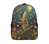 kaiyun Grillo stellare Borsa Da Scuola Serenata Zaino Unisex Bambini,Nero 16 inch