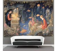 kaiyun Grotta sottomarina segreta Arazzo Appendere Alla Parete,Stile medievale Arte Murale Estetico Per La Decorazione Della Casa,per Soggiorno,camera Da Letto,130cmx150cm