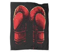 kaiyun Guantoni da boxe Coperta Da Campeggio Esterna Stampata Calda,morbida E Traspirante Stile artistico vintage Copriletto Per Camera Da Letto Quattro Stagioni 70x80inch(180x200cm)
