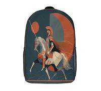 kaiyun Guerriero a cavallo, che tiene Una lancia Zaini Junior Per Bambini Zainetto,ragazze,ragazzo,bambino,3D Big Bag Scuola,zaino Da Viaggio 17inch