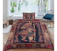 kaiyun Guerriero in armatura completa Morbido Set Di Biancheria Da Letto Set 3D Motivo Stampata Copripiumino E La Federa Del Cuscino, Per Ragazzo,ragazza Single（135x200cm）