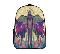 kaiyun Human And Bird Elements Zaini Junior Per Bambini Bellezza Sacra Zainetto,ragazze,ragazzo,bambino,3D Big Bag Scuola,zaino Da Viaggio 16 inch