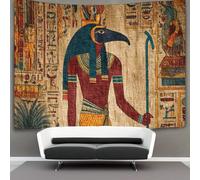 kaiyun Il dio egizio Thot Arazzo Da Parete,Tapestry Wall 3D Stampa,Utilizzato in Camera Da Letto,Soggiorno,Copriletto,Decorazione Murale 150cmx200cm