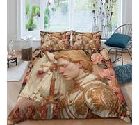 kaiyun Il giovane principe che impugna una spada Stampata Copripiumino 3D - Set Di Biancheria Da Letto Per Con E Federa,microfibra Set 3 Pieces Per Adulti, Adolescenti King（220x240cm）