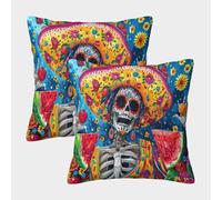 kaiyun Il Tristo Mietitore Fodere Per Cuscini Gotico Decorativi Per La Casa Adatti Per Ragazzo/ragazza Soggiorno Camera Da Letto Divano Poltrona 40x40cm 2 Pacchi