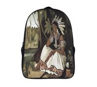 kaiyun Indigeni latinoamericani Zaini Per Bambini,Foresta Zaino Scuola Elementare,Borsa Scuola Materna Nido,Zainetto Asilo Bambino,16 inch