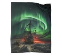 kaiyun La Coperta Aurora boreale E Il Copridivano Letto Stile Paesaggio Artico Sono Morbidi E Confortevoli Al Tatto,adatti Per Riscaldare Tutta La Famiglia 40x50inch(100x130cm)