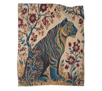 kaiyun La Coperta Dipinto di una tigre nella foresta E Il Copridivano Letto Sono Morbidi E Confortevoli Al Tatto,adatti Per Riscaldare Tutta La Famiglia 40x50inch(100x130cm)